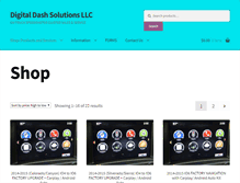 Tablet Screenshot of digital-dash-solutions.com